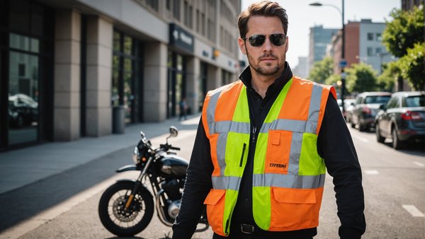 Importance du gilet jaune moto : sécurité et visibilité assurées